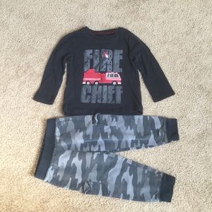 Boys 2T jumping beans Fire Chief outfit